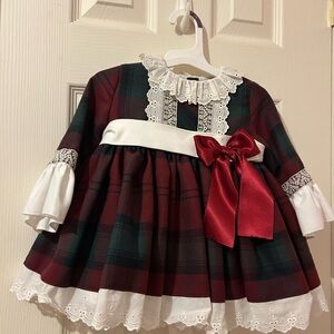 Toddler Tartan Plaid Puffball Dress